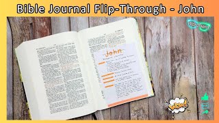 Journaling Bible Flip Through- The Gospel of John