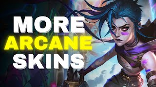 NEW ARCANE SKINS SPLASH ARTS & VIKTOR ASU | Jinx | Ekko | Warwick | Heimerdinger | League of Legends
