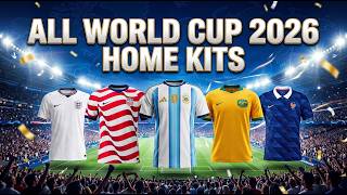 🏆 All FIFA World Cup 2026 Home Kits 🌎 Every Nation's Official Jersey