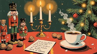 Cozy Winter Night with Nutcrackers & Candlelight | Vintage Music ✨