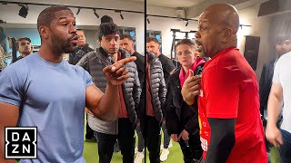 BREAKING: Floyd & Roy Jones Came FACE TO FACE & Traded Heated Words