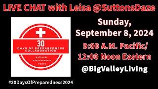 LIVE CHAT with Leisa Sutton @SuttonsDaze
