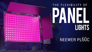 The Versatility of PANEL LIGHTS. A look at the Neewer PL60c