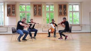 Alexandrite String Quartet: Dvorak's American String Quartet 1st movement