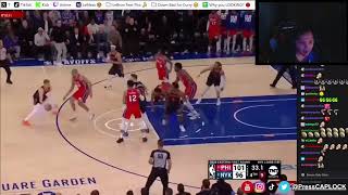 Donte DiVincenzo hits MOST INSANE game winner vs 76ers after Brunson clutch 3 Reaction
