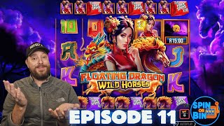 FLOATING DRAGON WILD HORSES SPIN OR BIN