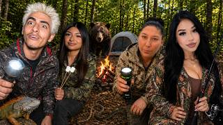 Surviving Overnight in the Forest with Zavala, Amanda Solís, Yera & Chuzzington