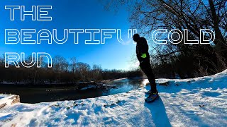The Beautiful Cold Run (V. 42) - 10 miles through snow and cold - 2022 Austin Marathon Training