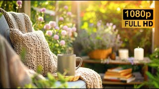 Nostalgic Music and Birdsong - Relaxing on the Terrace 1080 HD