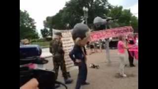 obama kill list action by code pink