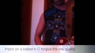Rock n' roll impro on guitar