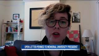 Open Letter to MUN President re Support