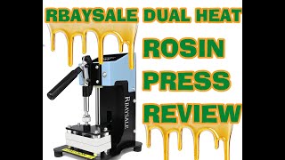 RBAYSALE Portable dual heating rosin dab press review Dulytek -DM800 Amazon Budget Press Under $129