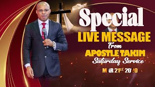 MORNING CLOUD TV - SPECIAL LIVE MESSAGE FROM APOSTLE TAKIM