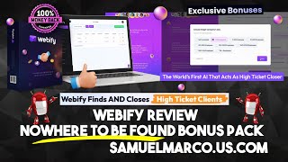 Webify Review 2023: High-Ticket Client Acquisition | Webify Demo | Webify