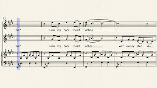 Every Breath You Take - The Police  (Glee) - arranged for SA choir and piano