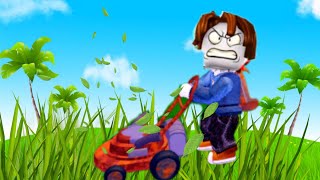 GRASS  CUTTING ✂️  SE BAHUT PAISA KAMAYA || MOW THE LAWN ROBLOX