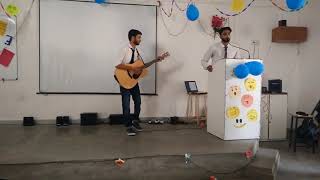 Oriental college performance for welcoming juniors. #Birthday_bhai_ka.