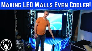How to Make a LED Screen that Outlines Your Stage Risers