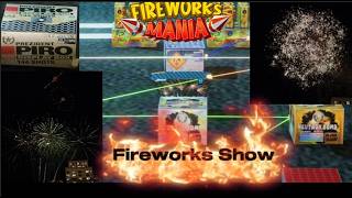 Making and Lighting an amazing fireworks show! (Small but stunning) - Fireworks mania.