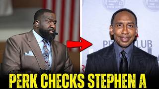 Stephen A. Smith Gets CHECKED by Kendrick Perkins 😳 LIVE TV Drama!