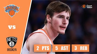 Tyler Kolek - 2 Points, 5 Assists, 3 Rebounds vs Nets - 2025-26 Regular Season