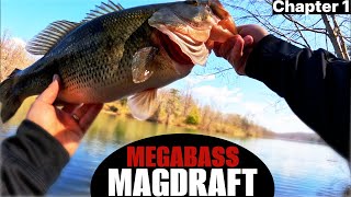 Hiking The Reservoir Fishing The Megabass Magdraft Freestlye Swimbait For Big Pre Spawn Bass chpt.1