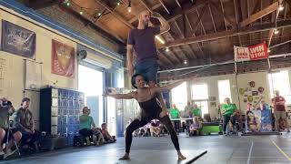 Acro demo for Milo Fitness Factory