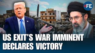 BREAKING: Trump Signals US Exit From Iran War, Claims “Regime Change” & Total Victory