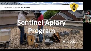 2021 Sentinel Apiary Program Welcome