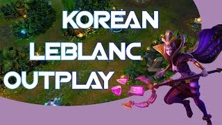 LeBlanc outplaying Gragas and Riven [KR]