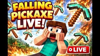 falling picaxe #minecraft #live #livestream #shorts #fallingpickaxe