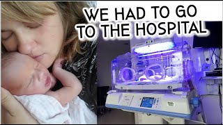 FIRST WEEK WITH A NEWBORN! Blue Light Treatment for Jaundice