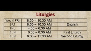 Archangel Michael & St Mina Coptic Church LIVE STREAMING