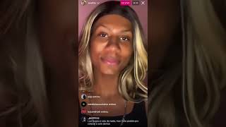 Vitty falando sobre a Kerli e fazer um Top 5 dela em live no Instagram (24/05)