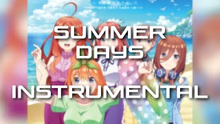 The Quintessential Quintuplets - Summer Days (Official Instrumental)
