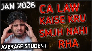 How to study and remember CA Inter Law? | Leave the fear of the future | Abhishek Gupta