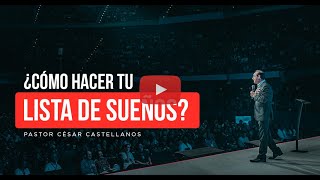 DIOS DESEA PROSPERARTE · ¿CÓMO HACER TU LISTA DE SUEÑOS?