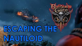 Escaping The Nautiloid 😮 [Baldur's Gate III Clip]