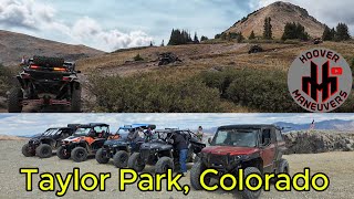 SXS riding in Taylor Park Colorado!