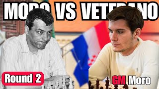 TOURNAMENT OF PEACE – Round 2 | Il Moro vs il veterano GM Robert Zelčić!