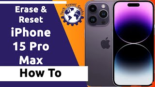 How To Erase & Reset iPhone 15 Pro Max #HowTo #iPhone #Apple