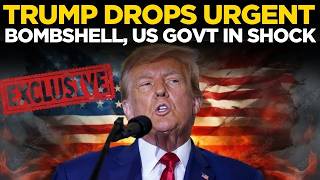 Trump LIVE: US President Drops Urgent Bombshell, Americans In Shock? | US News | Trump News LIVE