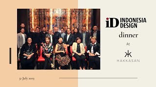 Indonesia Design dinner at Hakkasan