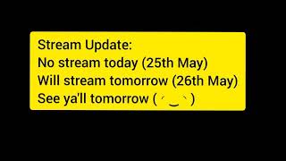 No steam today (25th May)
