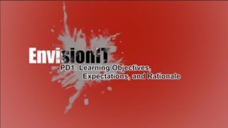 PD1: Learning Objectives, Expectations, and Rationales