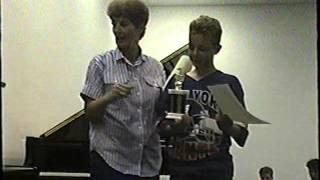 Dave Receiving Piano Awards