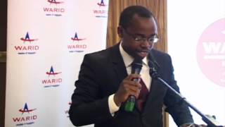Launch of the Warid Entrepreneurship Fund with 1st beneficiary Dr  Davis Musinguzi