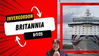 The Big Beautiful Britannia At Invergordon - Check Out This Fabulous View From The Pier