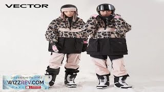 VECTOR Ski Wear Women Man Hooded Sweater Reflective Trend Ski Wear Thickened